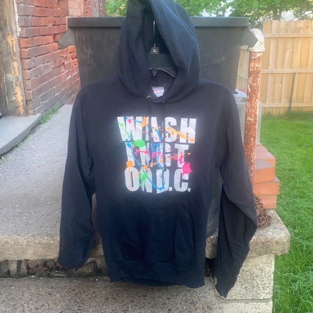 Graphic hoodie sz. S